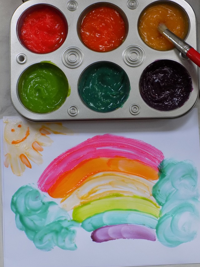One Savvy Mom ™ NYC Area Mom Blog Edible JellO Pudding Paints An