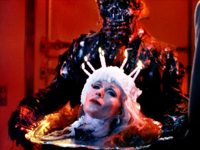 A zombie finally gets his cake in the form of a head in Creepshow