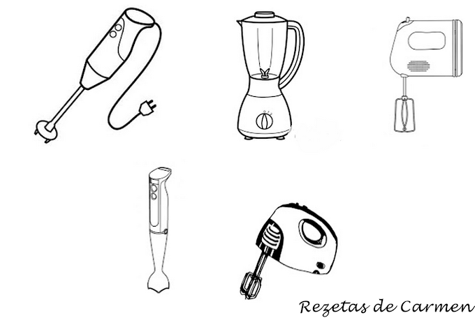 Utensilios de cocina: tipos de batidoras