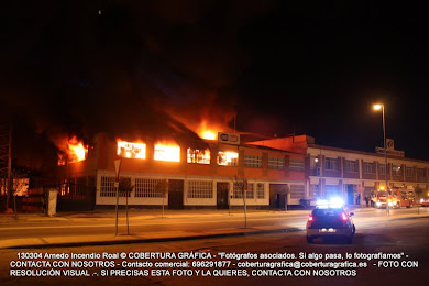 VIDEO en exclusiva incendio en fábrica de calzado de Arnedo ROAL (04/03/2013)