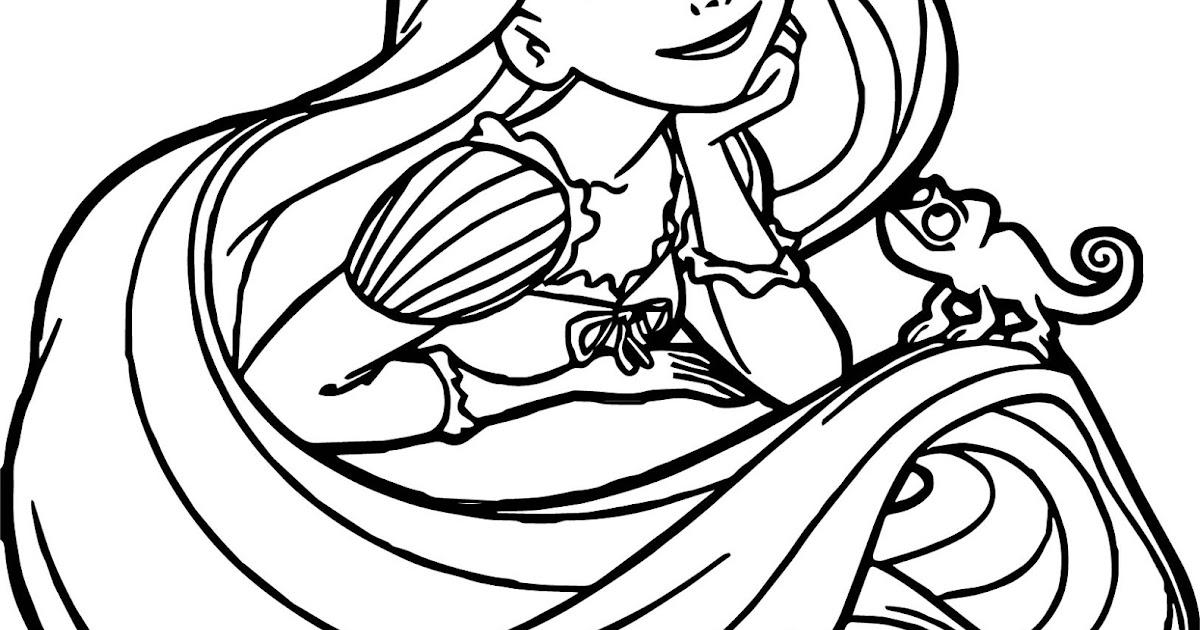 download gambar mewarnai rapunzel