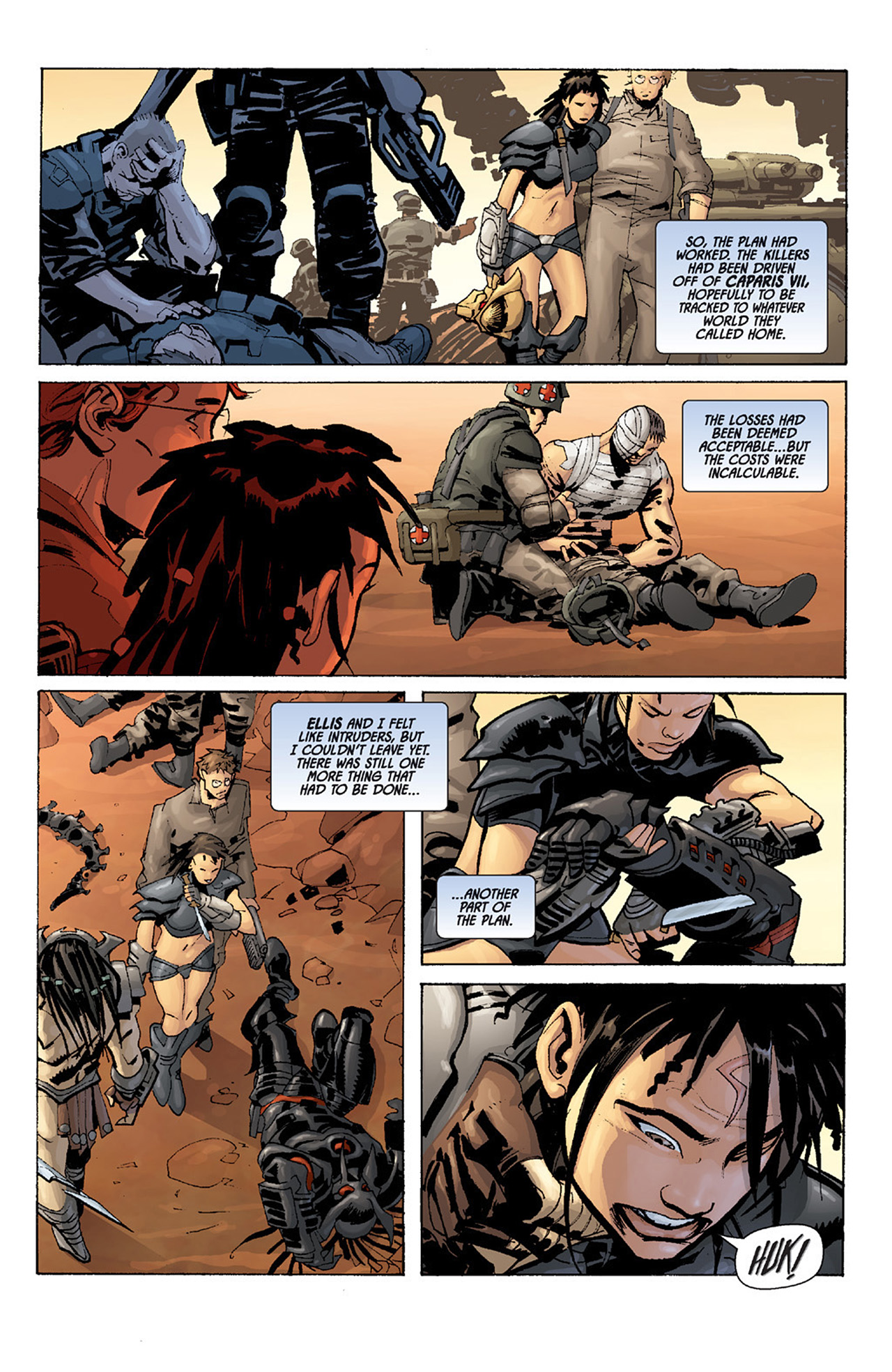 Read online Aliens vs. Predator: Three World War comic -  Issue #5 - 6