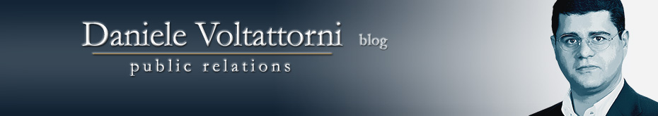 Daniele Voltattorni's Blog | Communications | Public Relations | Project Manager