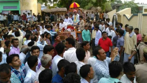 350 cops in tow, UP Dalit groom takes historic ride in village, Police, Marriage, Complaint, Religion, Police Station, High Court, News, National