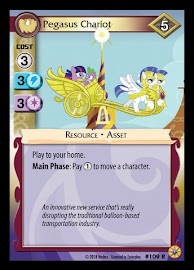 My Little Pony Pegasus Chariot Friends Forever CCG Card