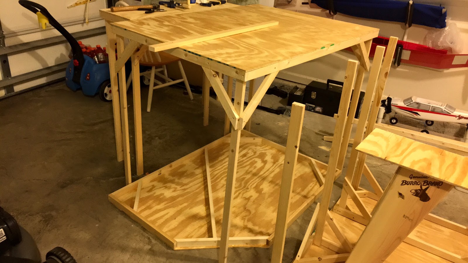 HOScale Train Plywood time