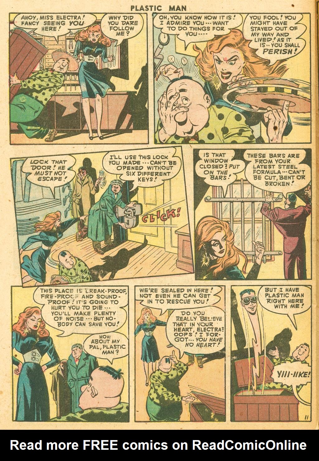 Read online Plastic Man (1943) comic -  Issue #10 - 46