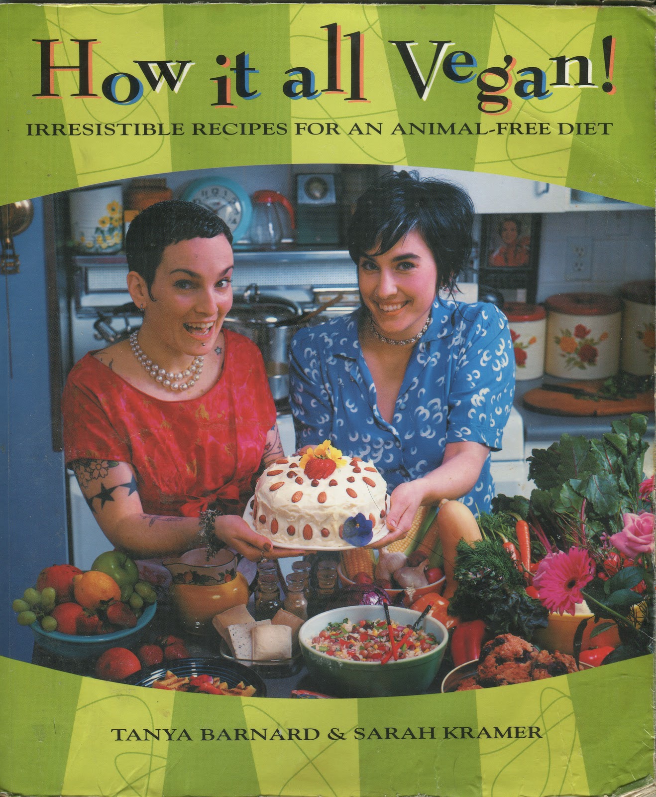 Vegan food art and music... How it all Vegan, my first vegan cook book...