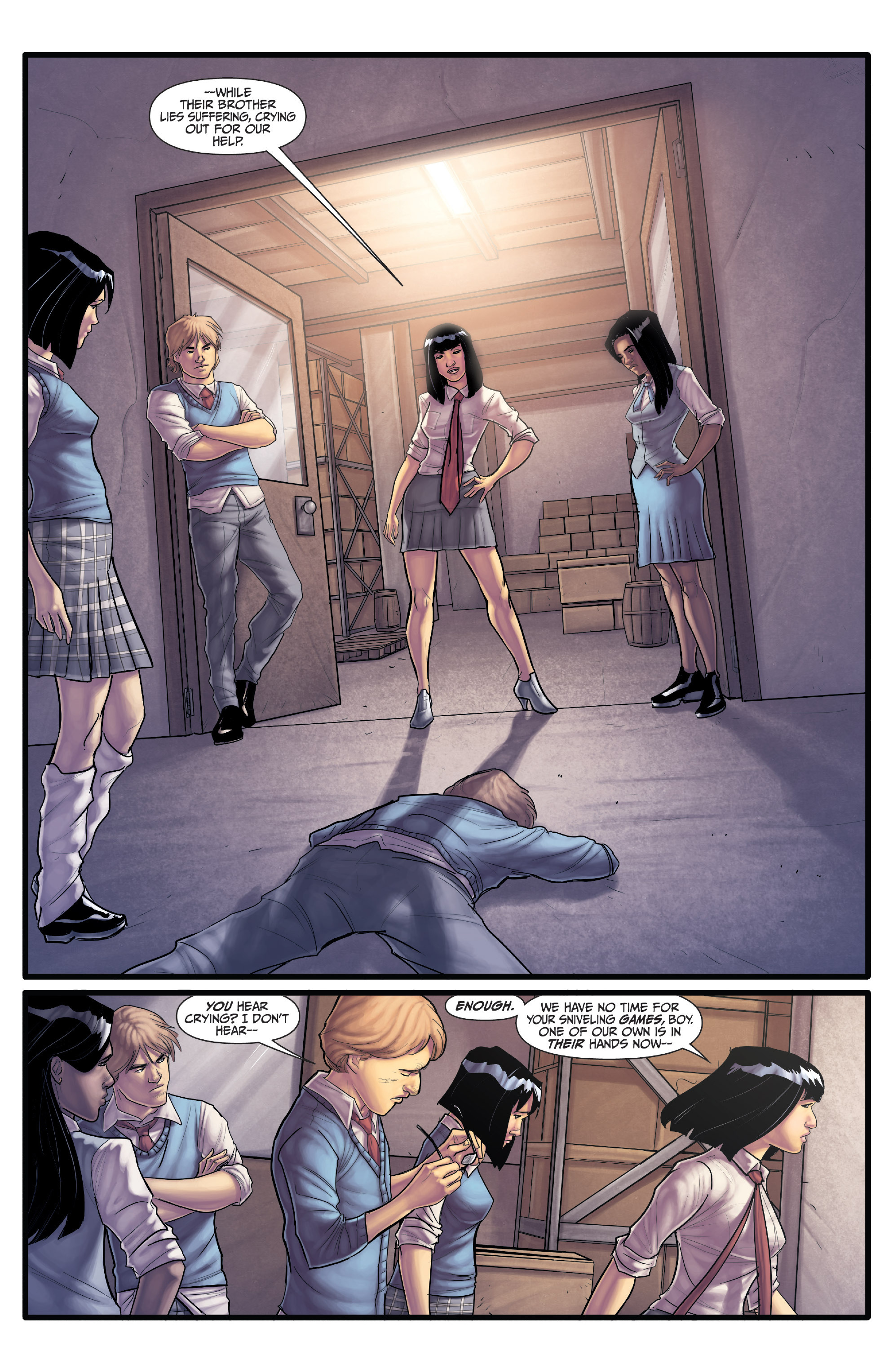 Read online Morning Glories comic -  Issue #22 - 11