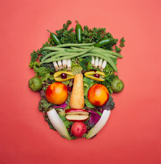 comida creativa creatividad alimentacion verdura fruta arte cara rostro