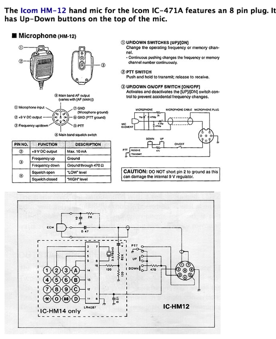 Hm 12 Microphone Schematic