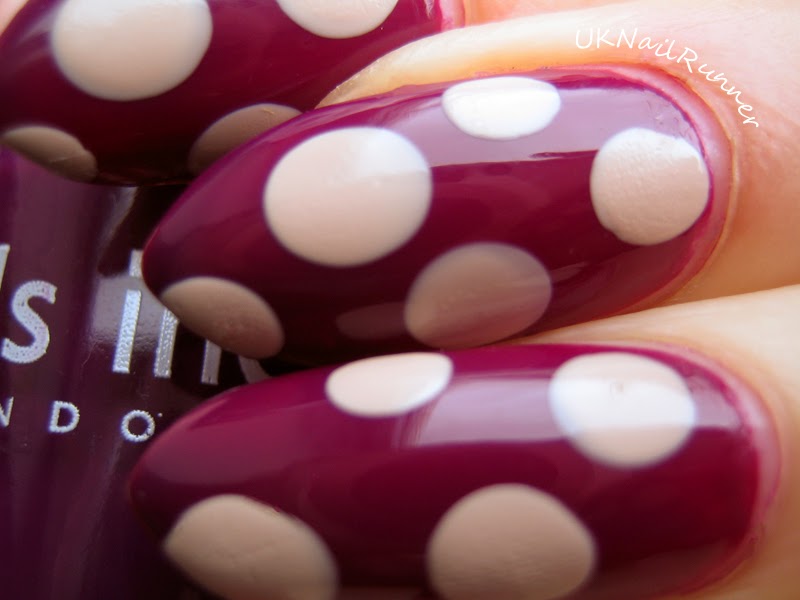 UKNailRunner: NOTD - Nails Inc St Martins Lane with Barry M Lychee Dots ...