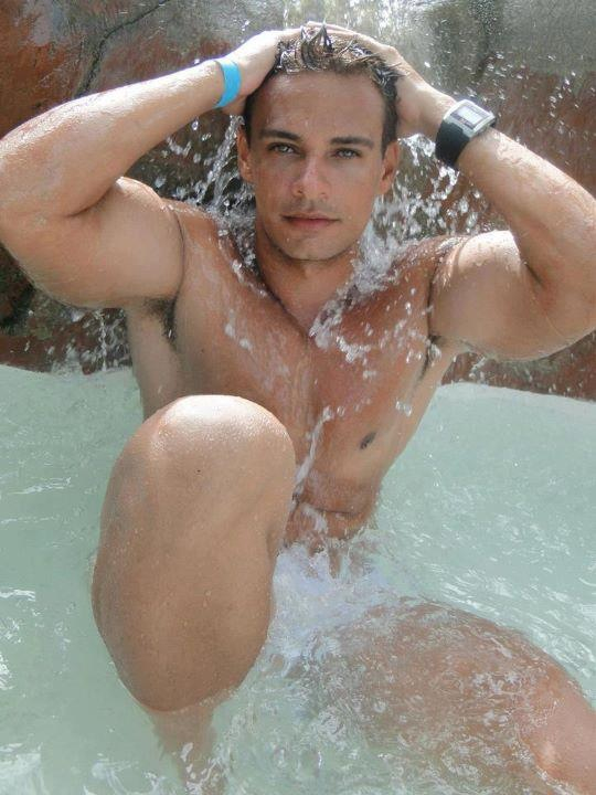 Man Nude Bathing 23
