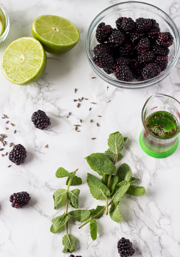 Blackberry Lavender Cocktail Blackberry Lavender Cocktail