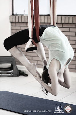 CURSO AERO PILATES ONLINE , PILATES AEREO, COLUMPIO, PILATES