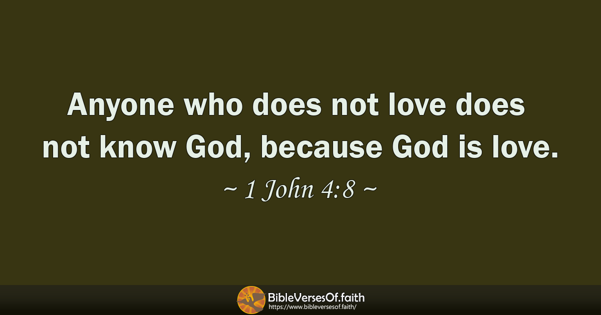 1 John 4:8