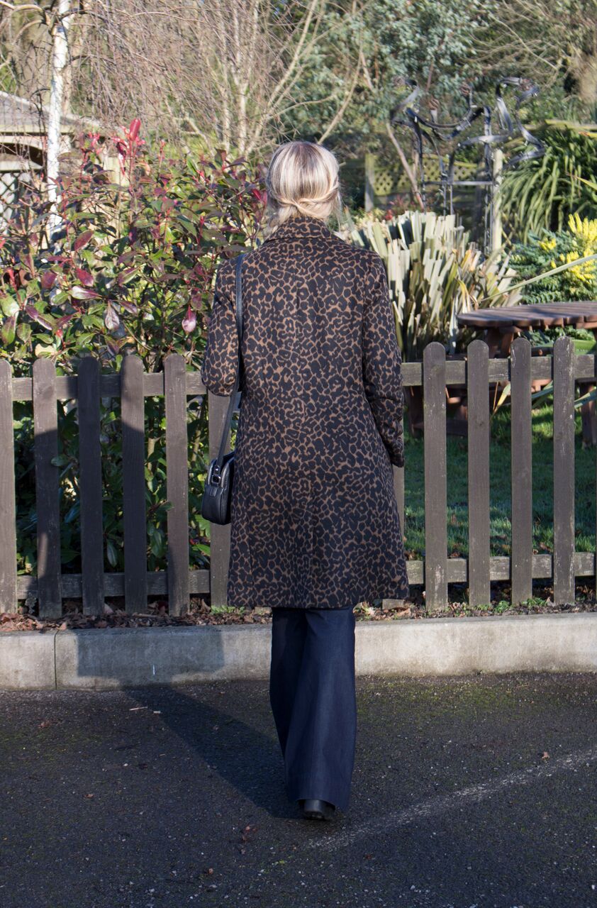 Styling My Leopard Print Coat and Flares