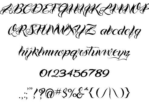 Free Tattoo Fonts