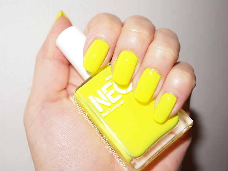 8. Neon Yellow and Glitter Gradient Prom Nails - wide 5