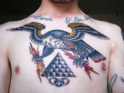 chest tattoos for men words