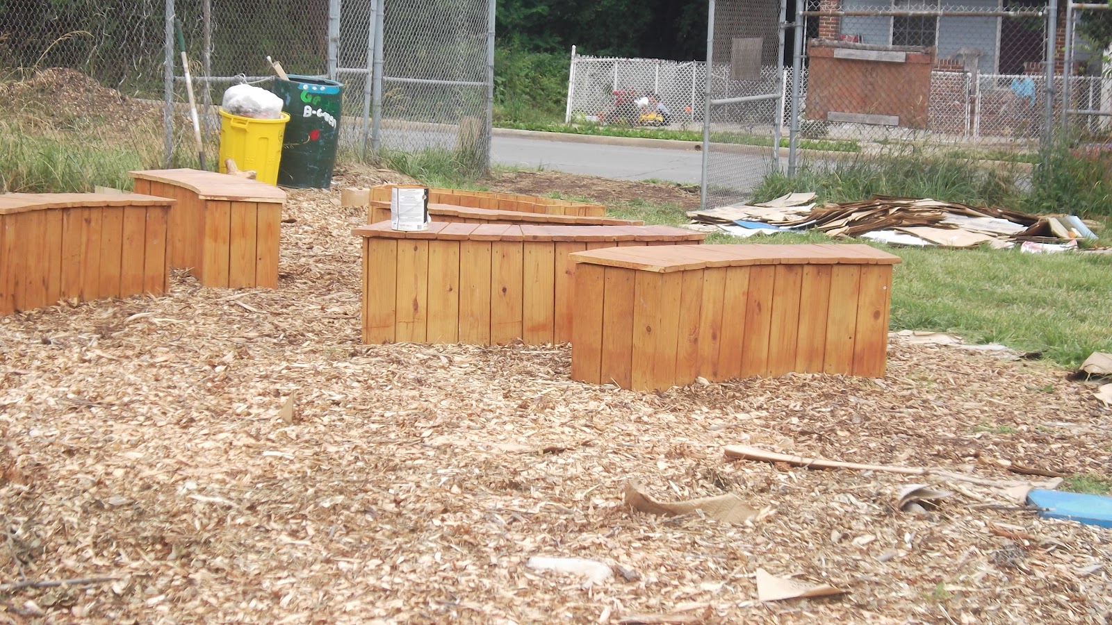 Filbert Street Garden Outdoor Classroom Space Takes Shape!!