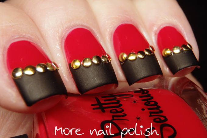 Digital Dozen does Vampy: Day 5: Red, black and gold ~ More Nail Polish Digital Dozen Does Vampy: Day 5: Red, Black And Gold ~ More Nail Polish