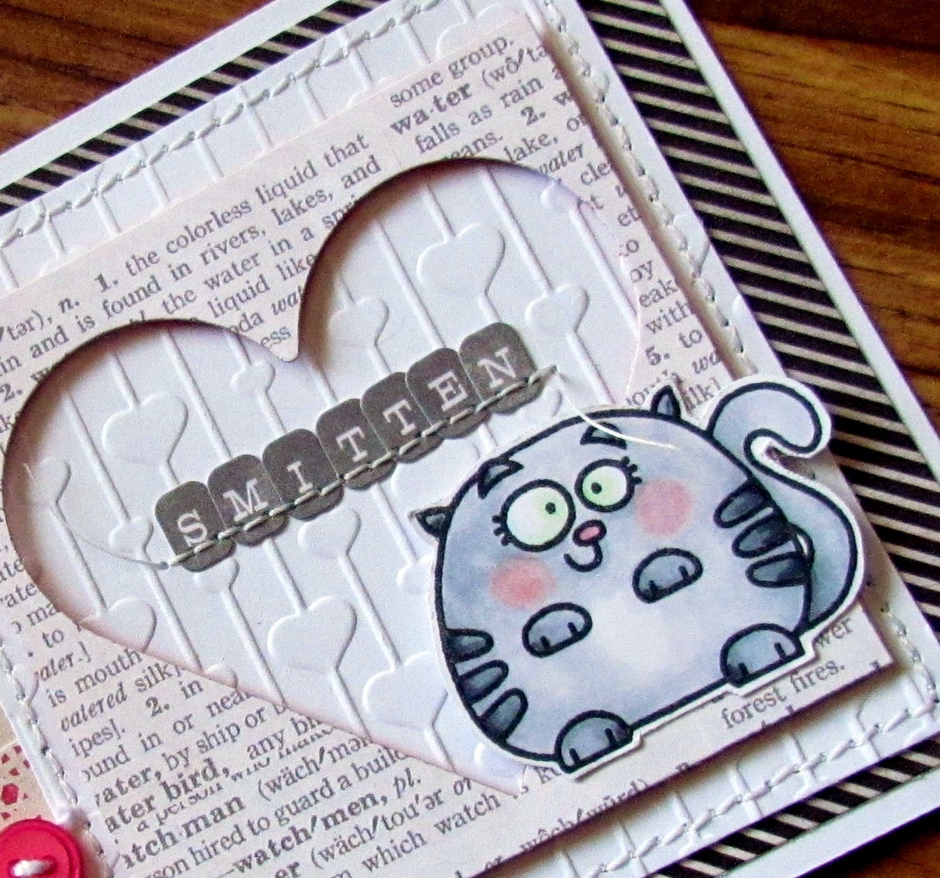 Paper meets glue: Smitten Kitten - Paper Smooches DEC Guest DT