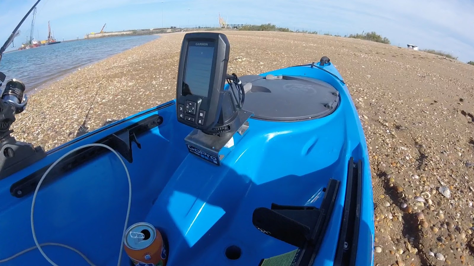 GASTON Instalación Sonda GARMIN STRIKER 4 en kayak