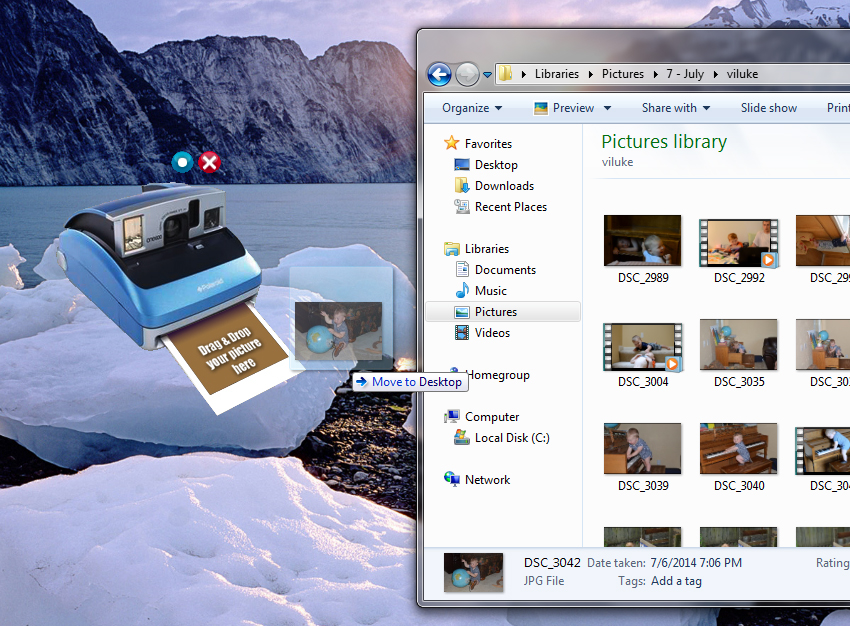 Turn Your Photos into Polaroid Pictures Sisters, What!