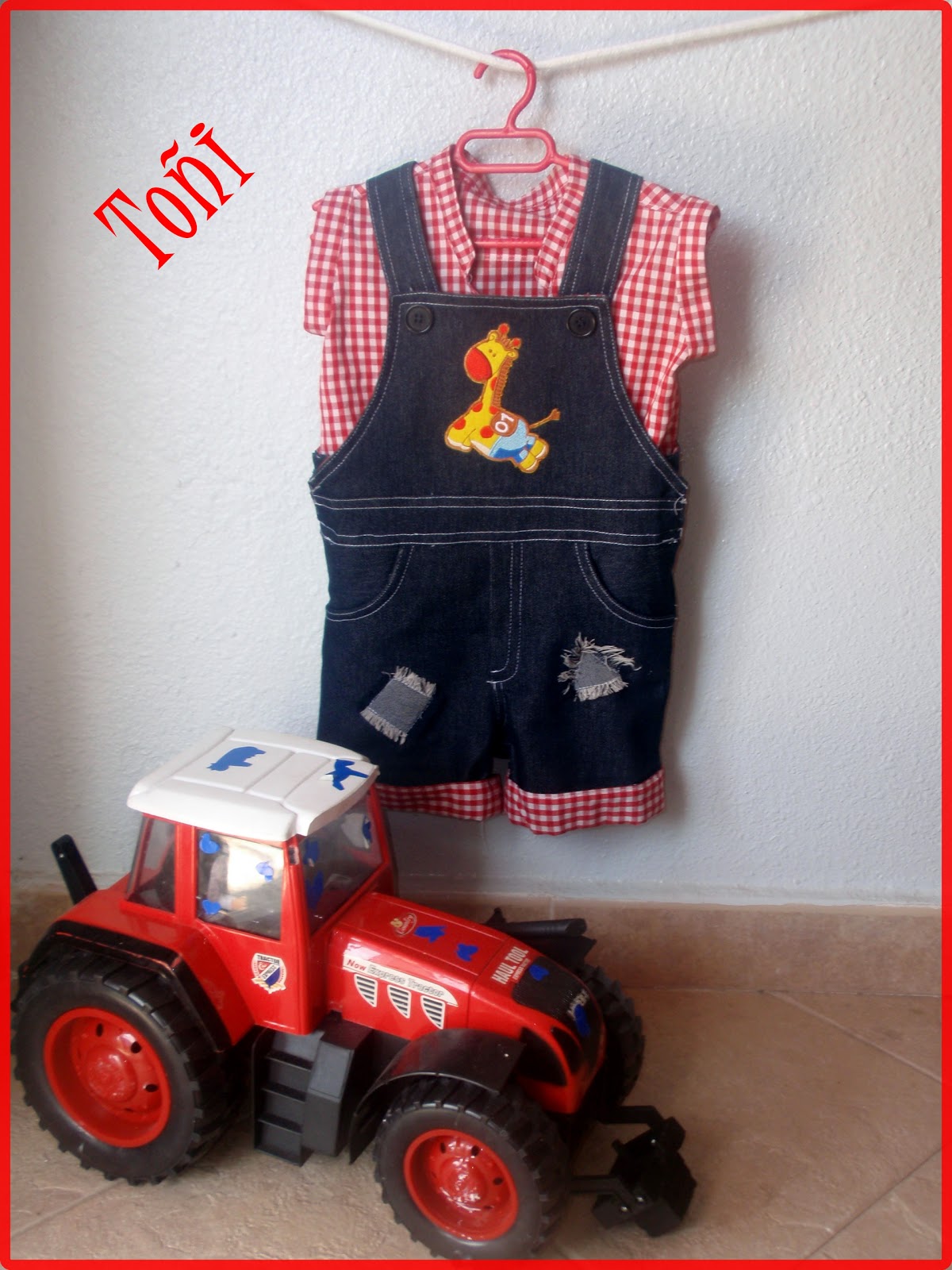 Las costuricas de Toñi: Disfraz de granjero.