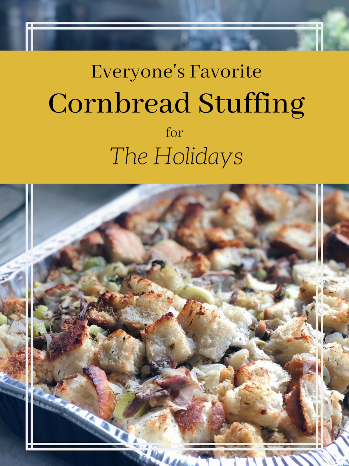 Holiday Side Dishes Multi Cornbread Stuffing with Fresh Fennel and