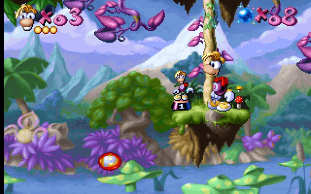 Super Game Fighter: Rayman - Episode I - Dream Forest (Pink Plant Woods)