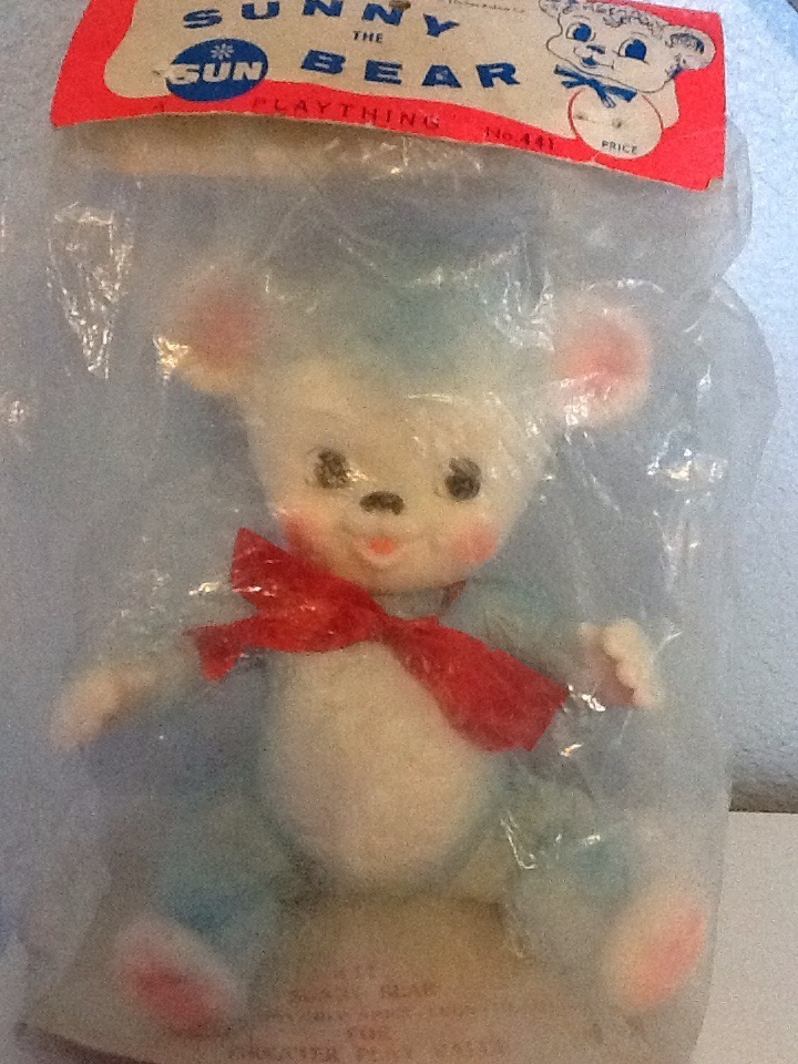 Things That Squeak Packaging, Edward Mobley MIB, Sun Rubber MIB