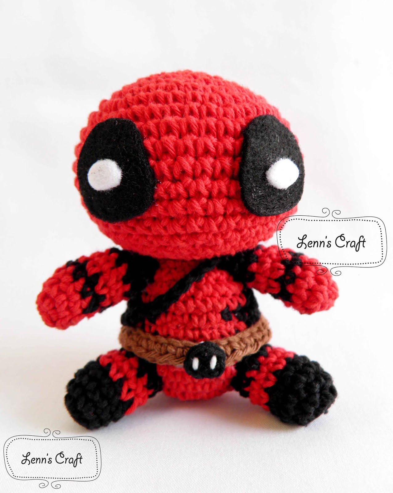 crochet deadpool doll