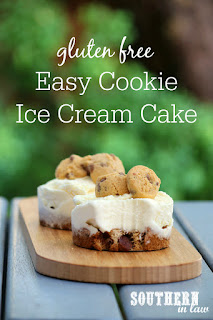 Easy Gluten Free Cookie Ice Cream Cake Recipe