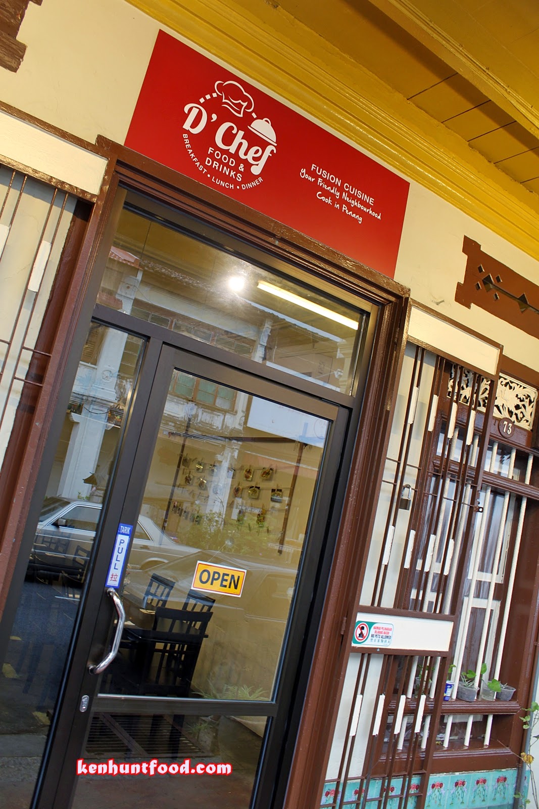 Ken Hunts Food: D' Chef Dining @ Lebuh Presgrave, Georgetown, Penang.