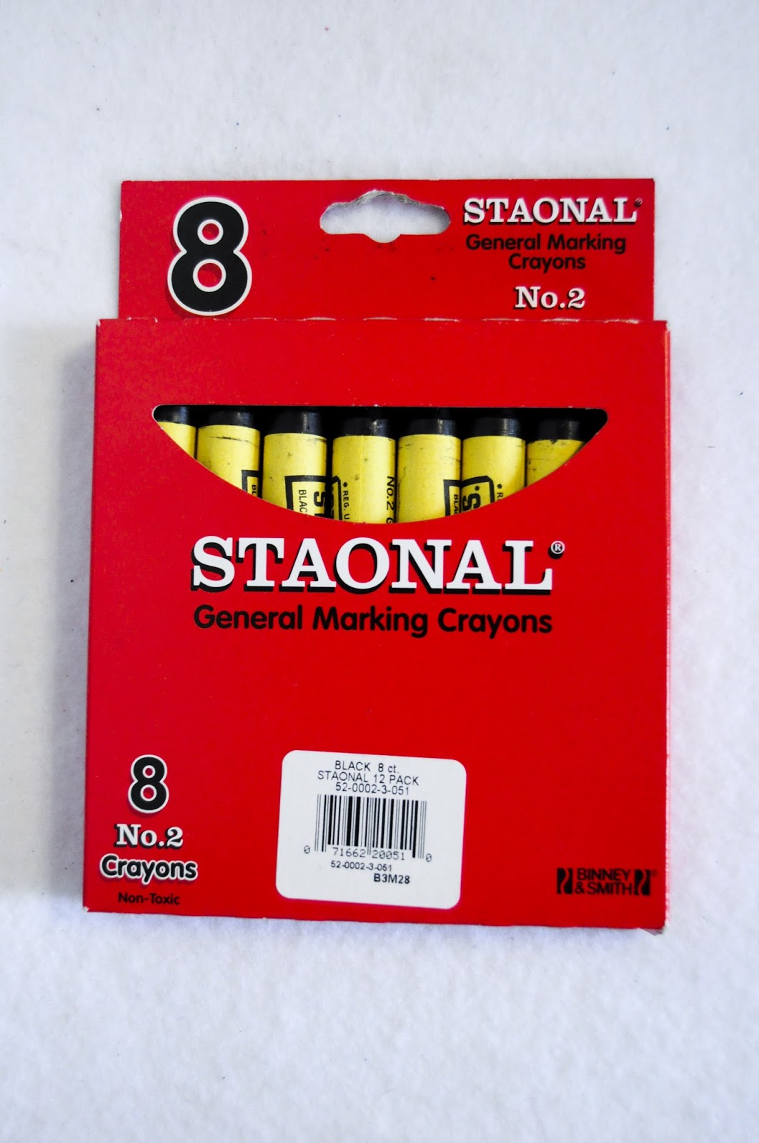 Crayola Staonal Marking Crayons, Black, 8/Box (52-0002-2-051) - Yahoo  Shopping