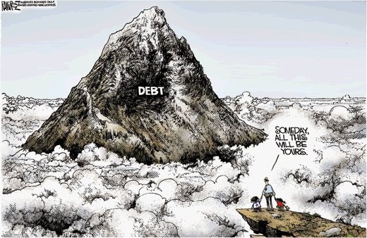 debt mountain