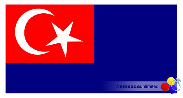 mknace unlimited™ | Bendera negeri Johor Darul Ta’zim berdasarkan ukuran sebenar