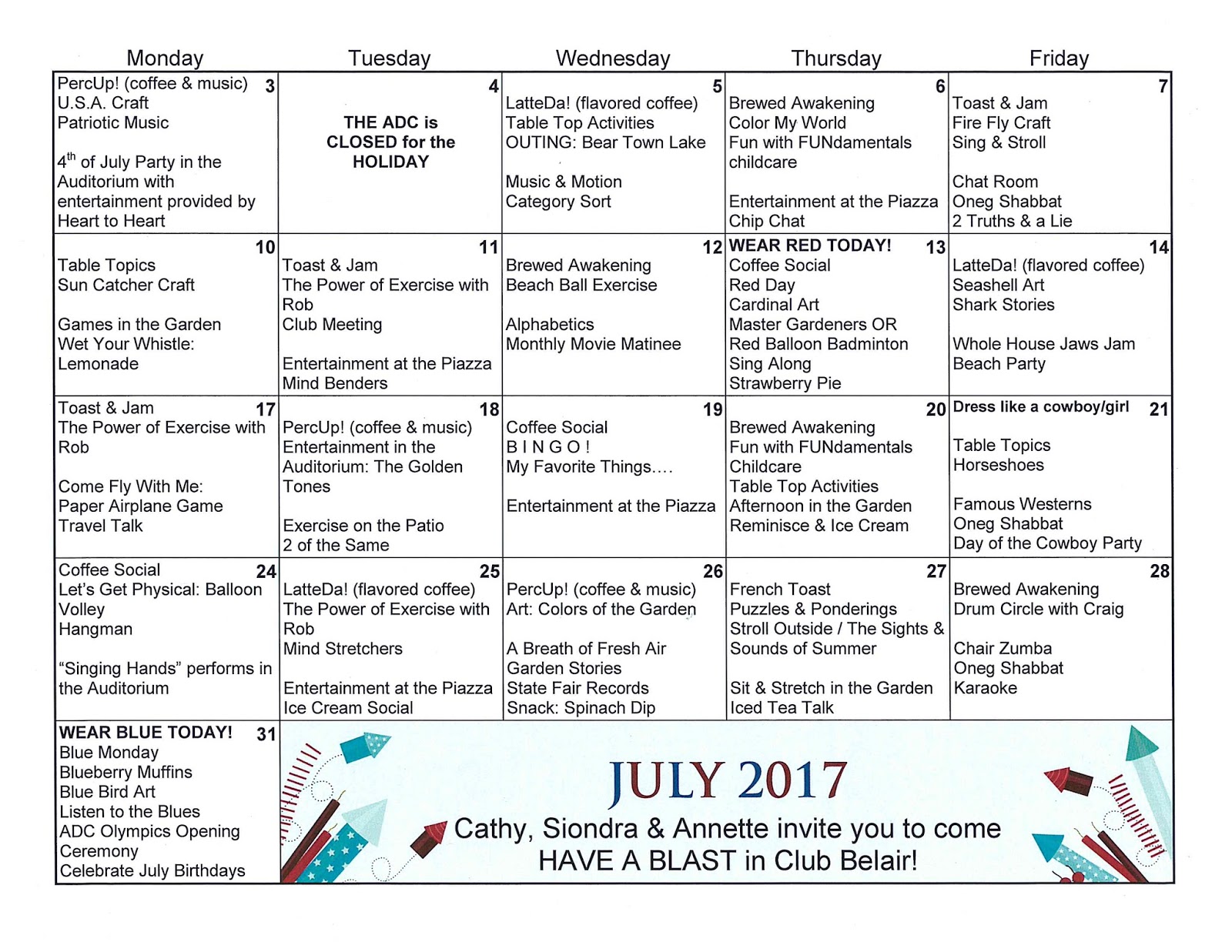 Menorah Park's Mandel Adult Day Center in Cleveland, Ohio