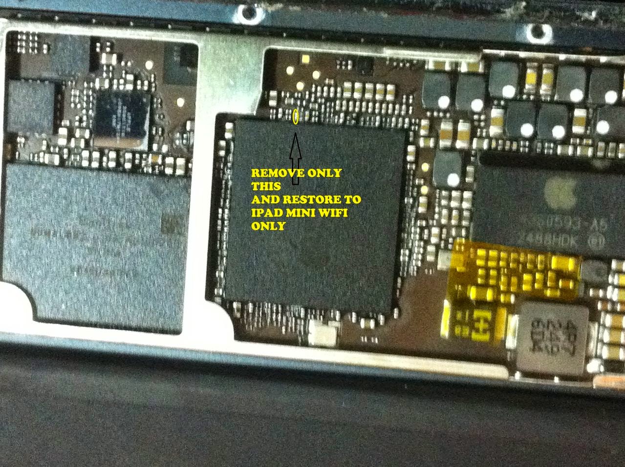 iPad Mini icloud done from hardware