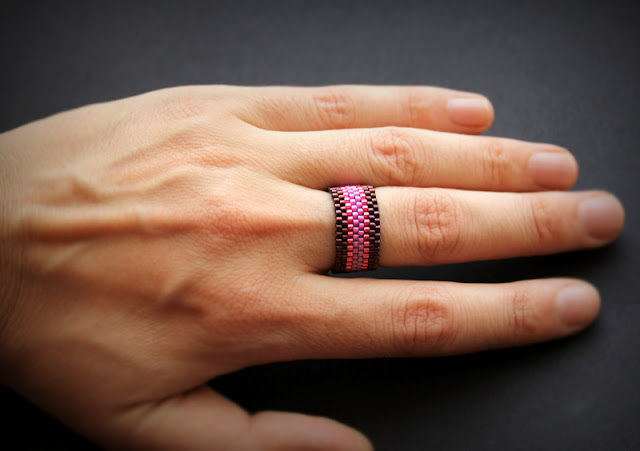 купить кольцо ручной работы кольца 16 размера купить бижутерию из бисера