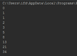 Cara membuat Deret Fibonacci di Python - Code Biasa
