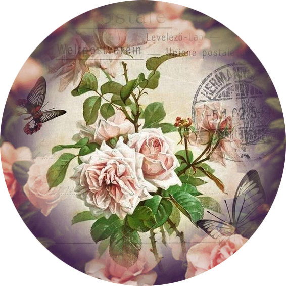 Круглые картинки для декупажа высокого разрешения