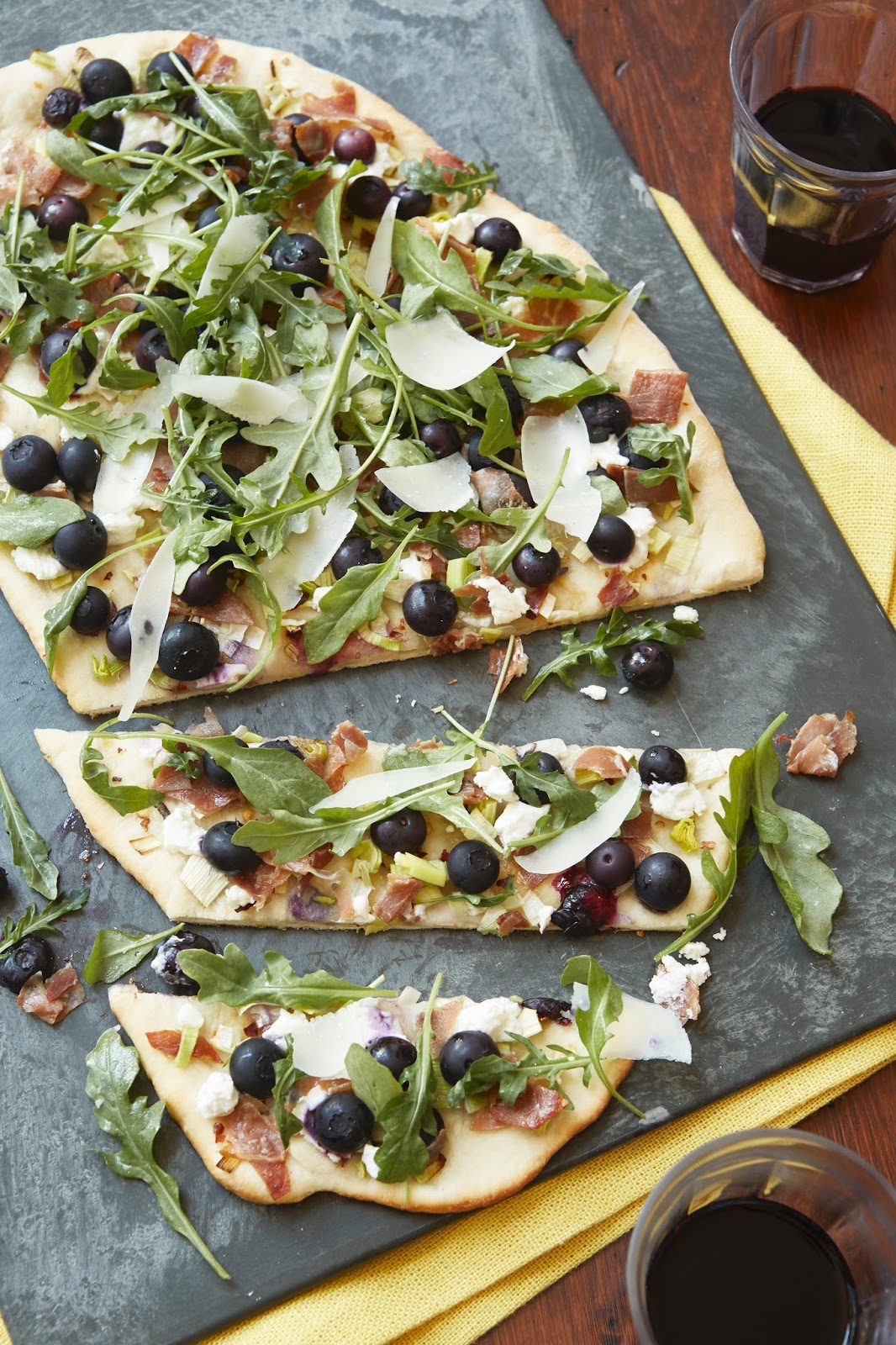 Blueberry Prosciutto & Goat Cheese Flatbread