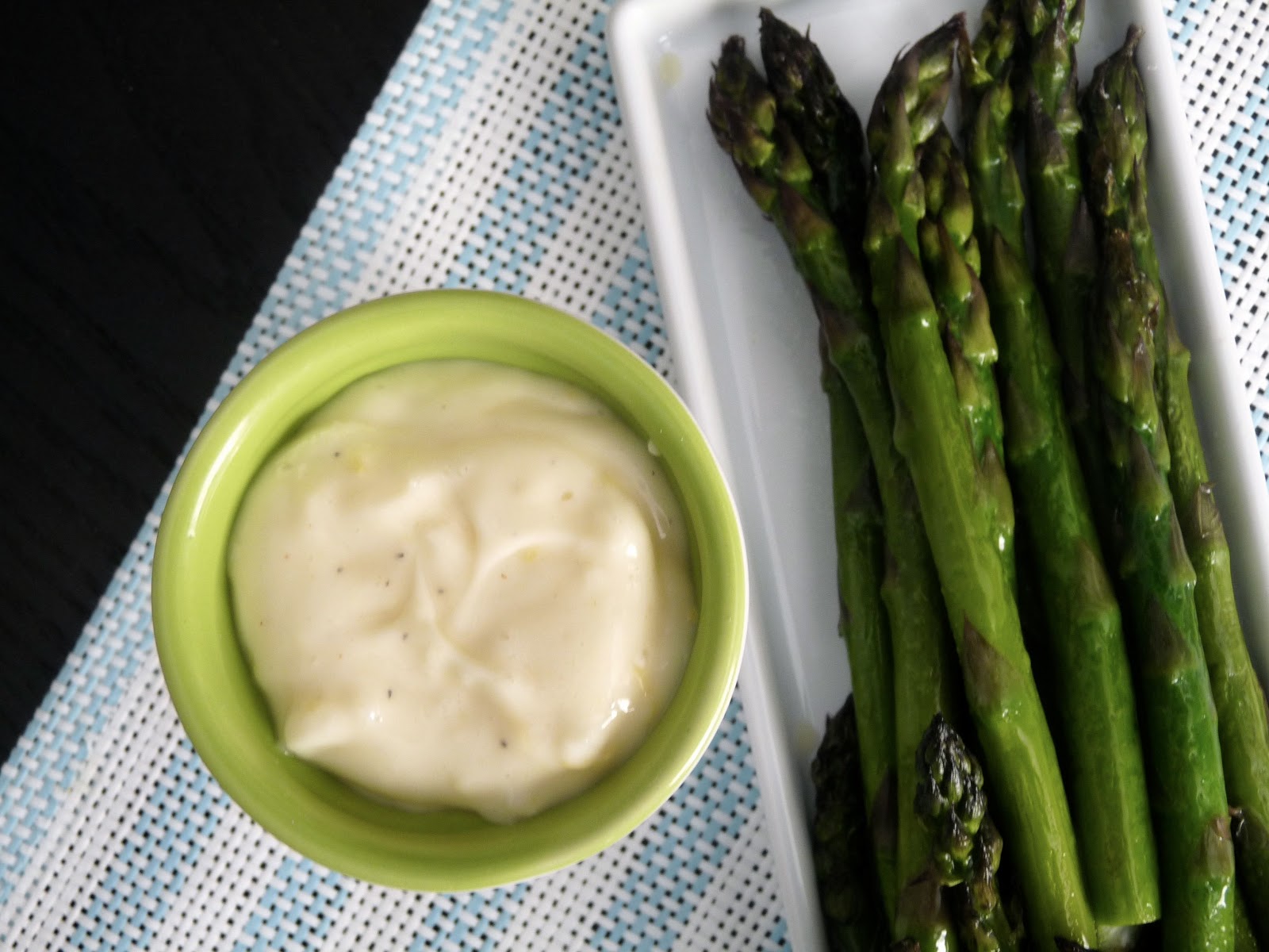 Roasted Asparagus w/ Lemon Aioli