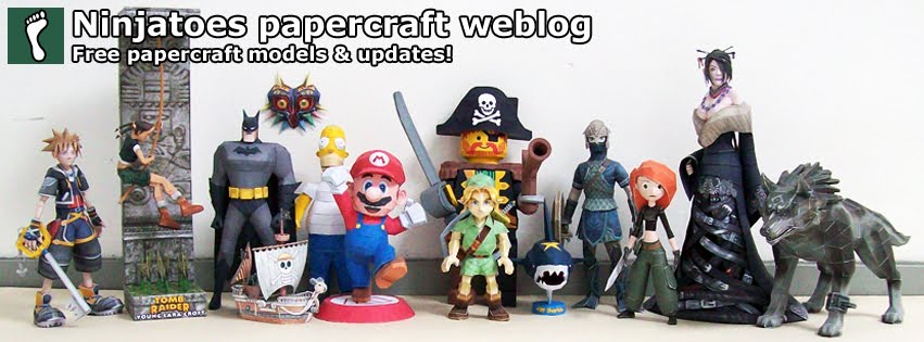 Ninjatoes' papercraft weblog