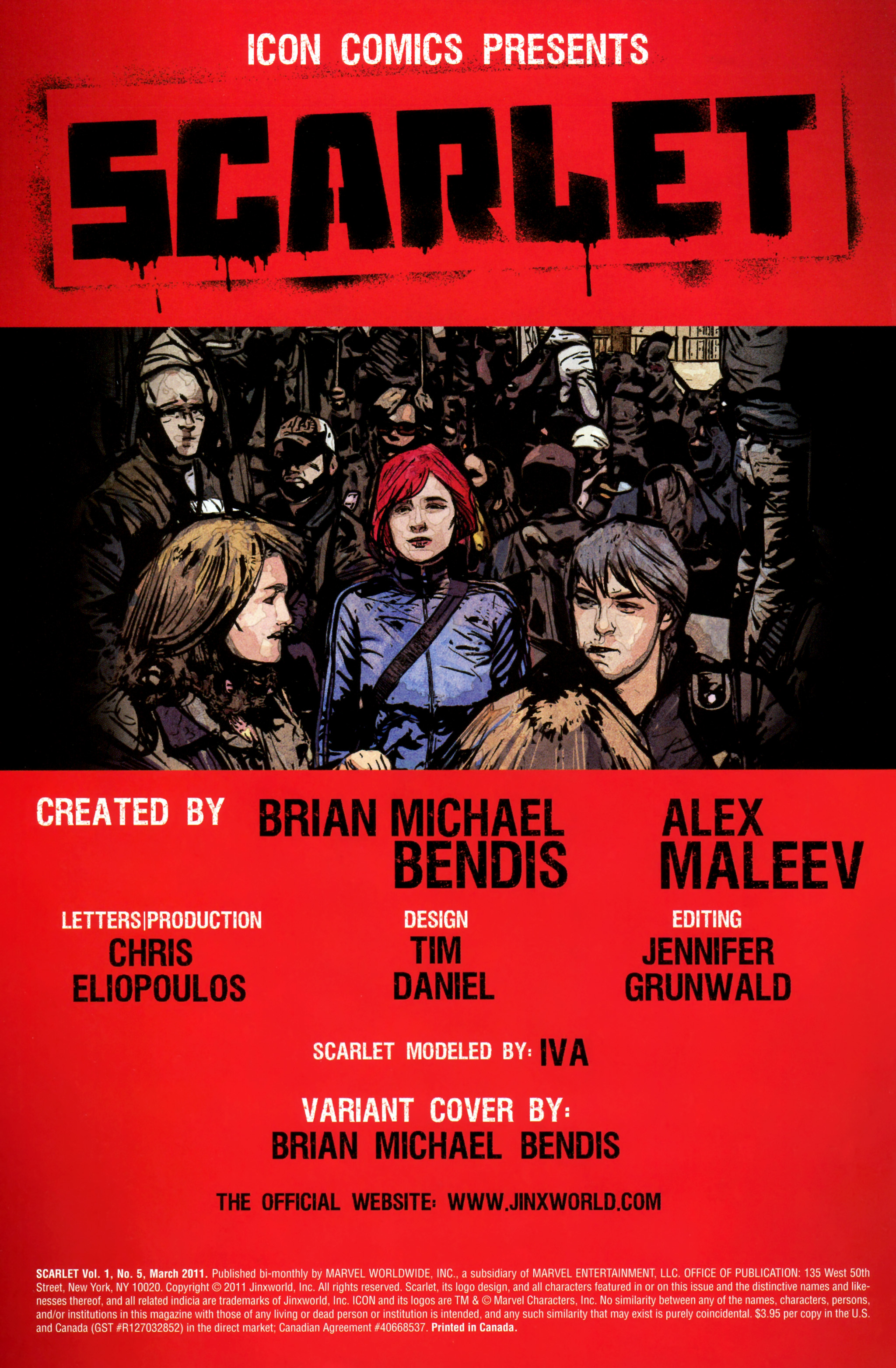 Read online Scarlet comic -  Issue #5 - 3