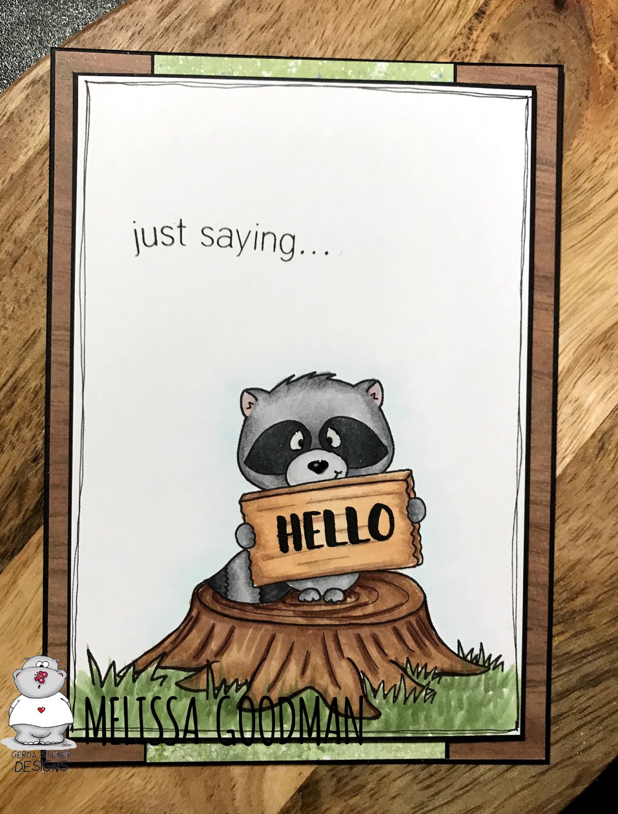 Racoon Gerda Steiner Designs, LLC