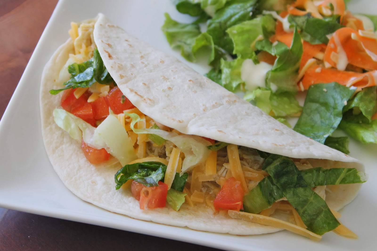 The Traveling Circus Slow Cooker Verde Chicken Tacos